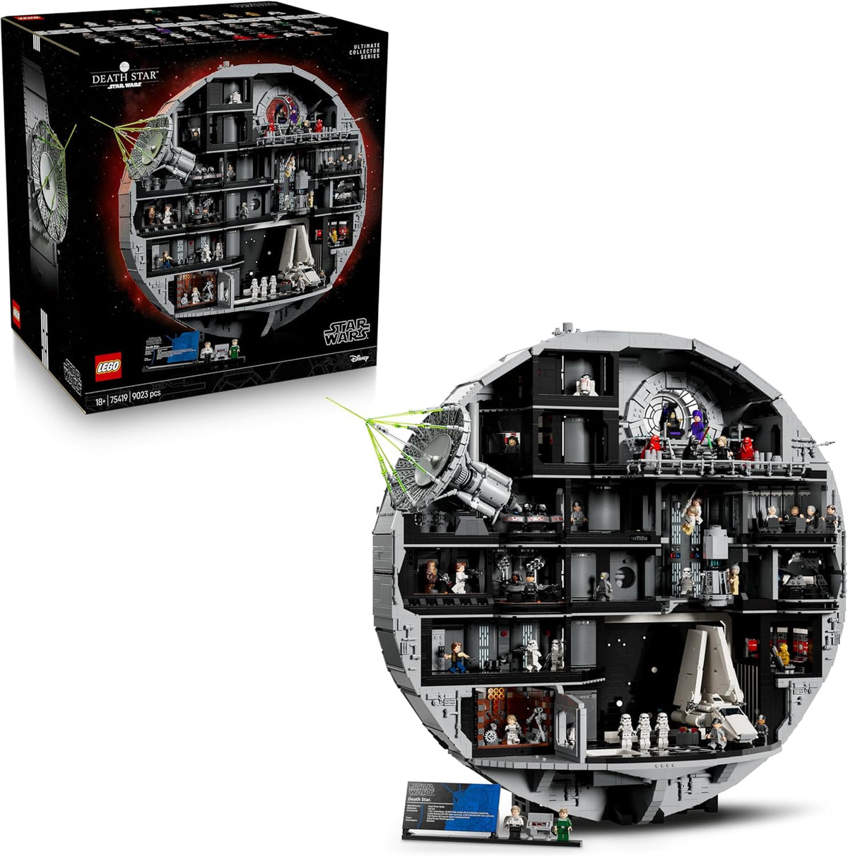 Estrella de la Muerte UCS adultos - 9023 piezas 48 x 52,3 x 38,3 cm - 36 minifiguras Star Wars