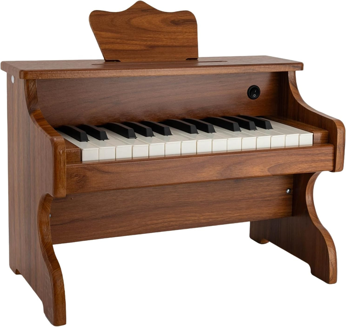 Piano de madera infantil 25 teclas - con atril y peso 2000 g - principiantes menores de 5 años para hogar
