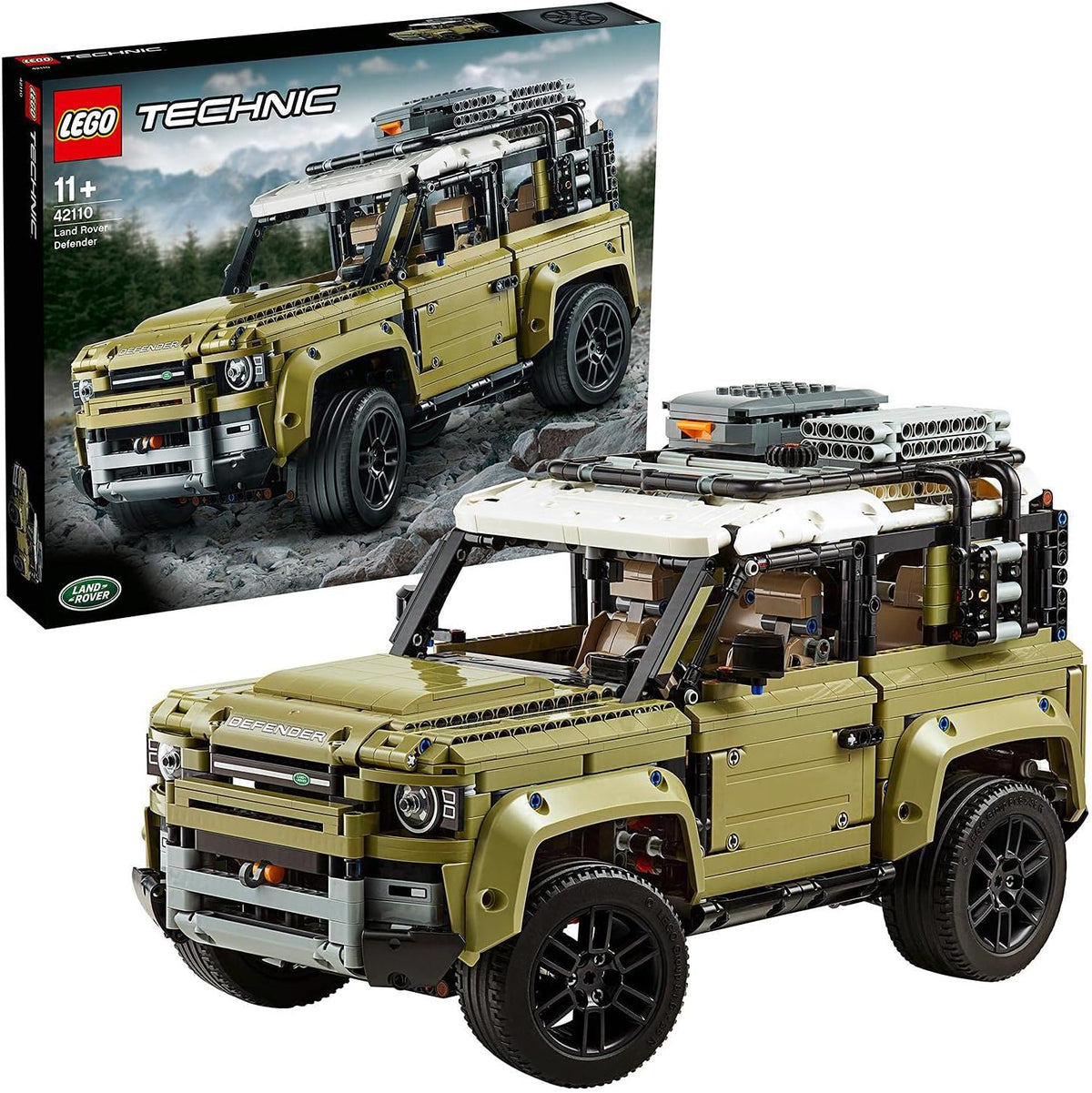 Todoterreno Defender Technic - 2573 piezas plástico multicolor - vehículo construcción con batería