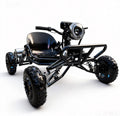 Kart electrico 48V 2000W adulto infantil todoterreno velocidad 12 a 37 mph bateria 10.4Ah autonomia 12 millas capacidad 200 kg luces LED