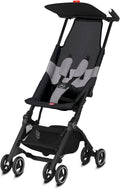 Silla de paseo ultracompacta - Aluminio y poliéster color Velvet Black - Arnés de 5 puntos y diseño todo terreno - Plegable de 6 meses a 4 años