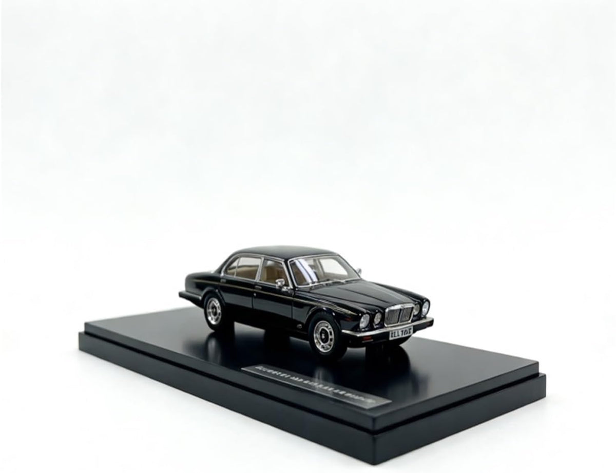 Maqueta coche retro 1 a 43 negro - resina fundida a presión - modelo coleccionable regalo