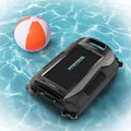 Cecotec Conga Pooldroid AquaSkater robot piscina - Autonomía hasta 16 h con carga solar - Cesta 4,5 L y filtro 187,5 um - Sensores ultrasónicos para superficie y flotación