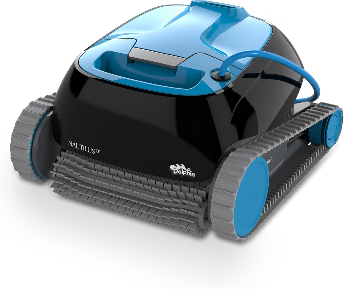 Dolphin Nautilus CC robot limpiafondos piscina - Para piscinas enterradas y desmontables hasta 10 m - Limpieza de fondo y paredes - Navegación inteligente y filtración fina