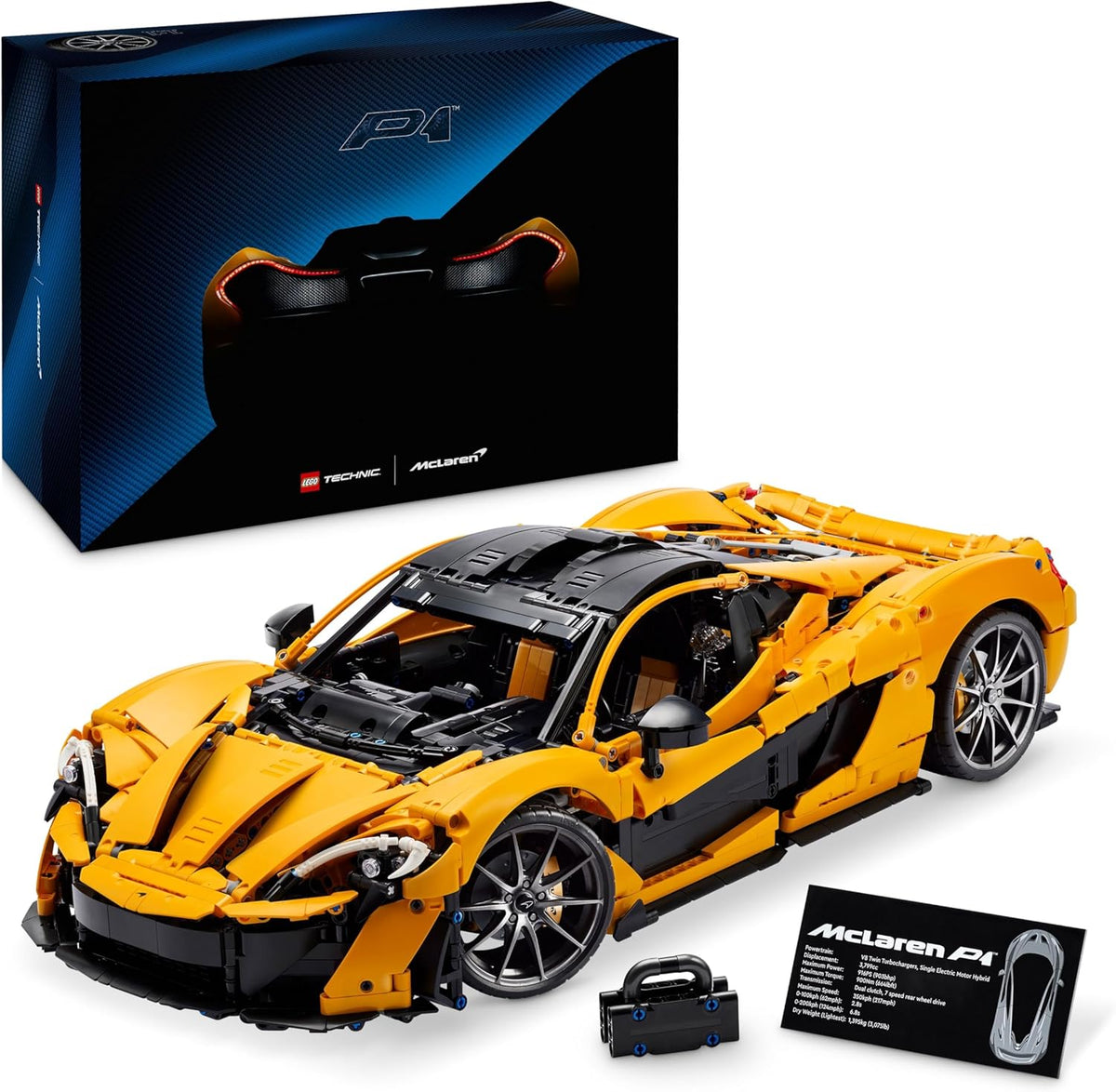 LEGO Technic McLaren P1 hipercoche maqueta adulto 3893 piezas coche carreras decoracion hogar oficina construccion avanzada regalo 42172
