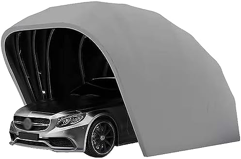 Refugio portátil semiautomático para coche - Tela Oxford gruesa y acero inoxidable - Cubierta impermeable plegable - Para sedán SUV motocicleta y uso exterior