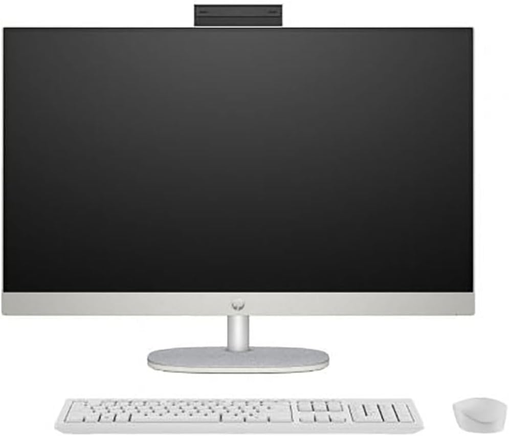 HP All in One 27 Pulgadas Intel Core i7 16GB RAM 1TB SSD Ordenador Todo en Uno Escritorio Pantalla Grande PC Familiar y Profesional Iris Xe Graphics FreeDOS - Ordenador All in One 27 - Equipo de Escritorio para Oficina y Hogar