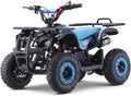 Miniquad gasolina ATV 49cc infantil I Panda azul vehiculo todoterreno niños 4 a 10 anos estructura plastico montaje requerido
