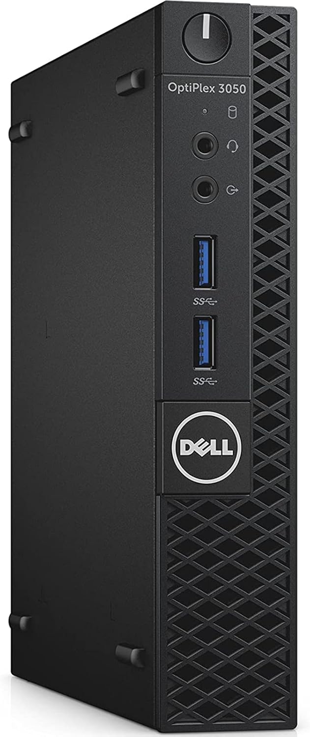 Dell Optiplex 3050 Mini Ordenador Sobremesa Intel Core i7 6700T 16GB RAM 240GB SSD Windows 11 Pro Reacondicionado PC Compacto Profesional - Mini PC de Oficina - Ordenador para Trabajo Educativo y Empresarial