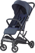 Inglesina Sketch silla de paseo ligera - Diseño compacto azul para bebé - Plegada 49 x 57 x 27 cm y peso 6,9 kg - Arnés 3 puntos para paseos urbanos