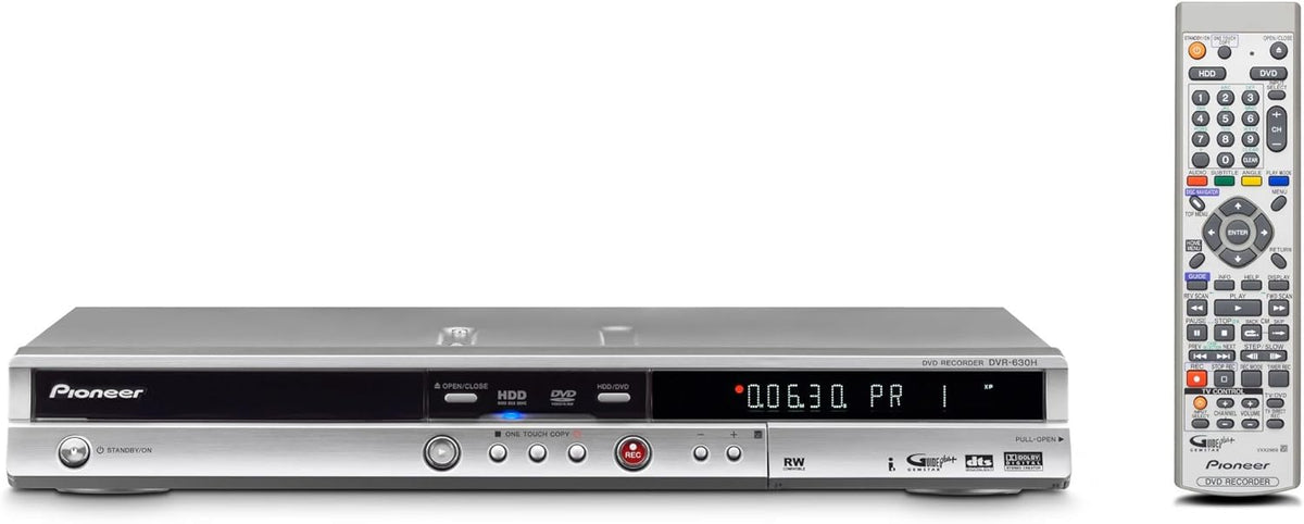 Pioneer DVR 630H Grabador DVD Sistema Multimedia Televisión NTSC Cine Hogar Digital Negro - Pioneer DVR 630H Grabador DVD - Sistema de Reproducción y Grabación para Televisión
