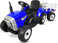 Tractor electrico infantil Blow Truck 12V ruedas caucho control parental vehiculo niños azul montaje requerido pekecars