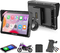 Pantalla moto 7 pulgadas impermeable - CarPlay Android Auto radar BSD BM05 - Bluetooth dual manillar