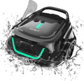 WYBOT A1 Robot limpiafondos de piscina - 4 ciclos de limpieza y autonomía de 120 min - Doble filtración con carga rápida de 2,5 h - Diseño inalámbrico verde con control táctil