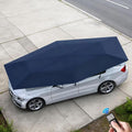 Cochera automática 4,2 m para coche - Tejido Oxford 210D con estructura en Y - 3 baterías 2200 mAh y control remoto - Protección solar lluvia granizo y nieve