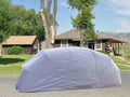 Cochera retráctil hidráulica para coche - Tela Oxford 600D con revestimiento PU - Altura 2,1 m y resistencia al viento nivel 8 - Protección impermeable para exterior