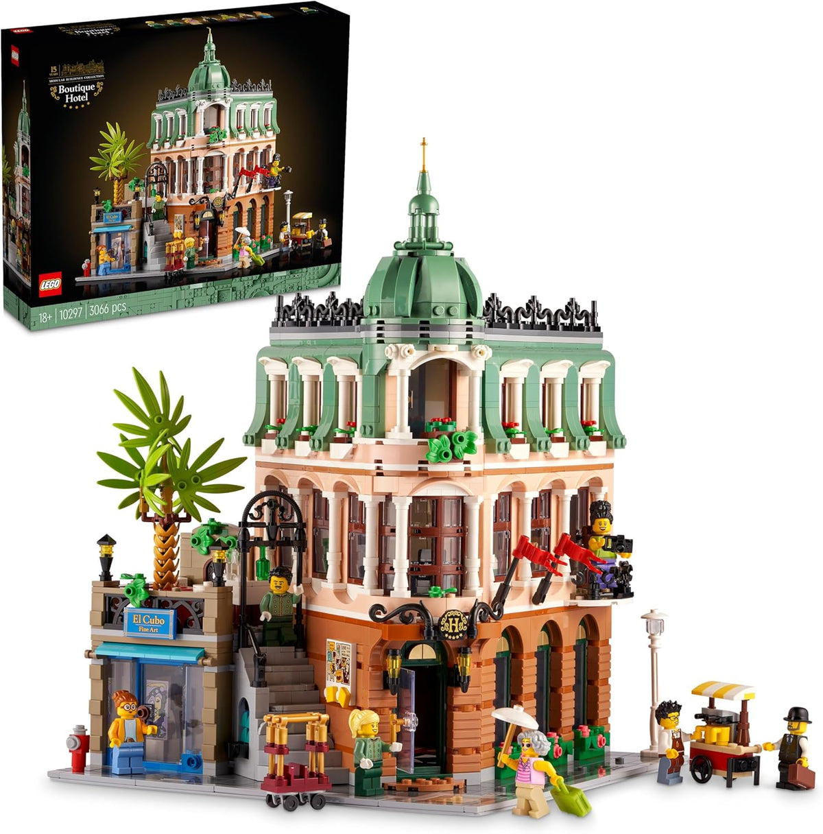 LEGO Creator Expert Boutique Hotel maqueta arquitectónica modular edificio coleccionable construcción avanzada