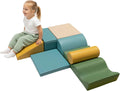 Bloques espuma Montessori infantil - 7 piezas PVC Pastel Sea - psicomotricidad escalada desde 12 meses