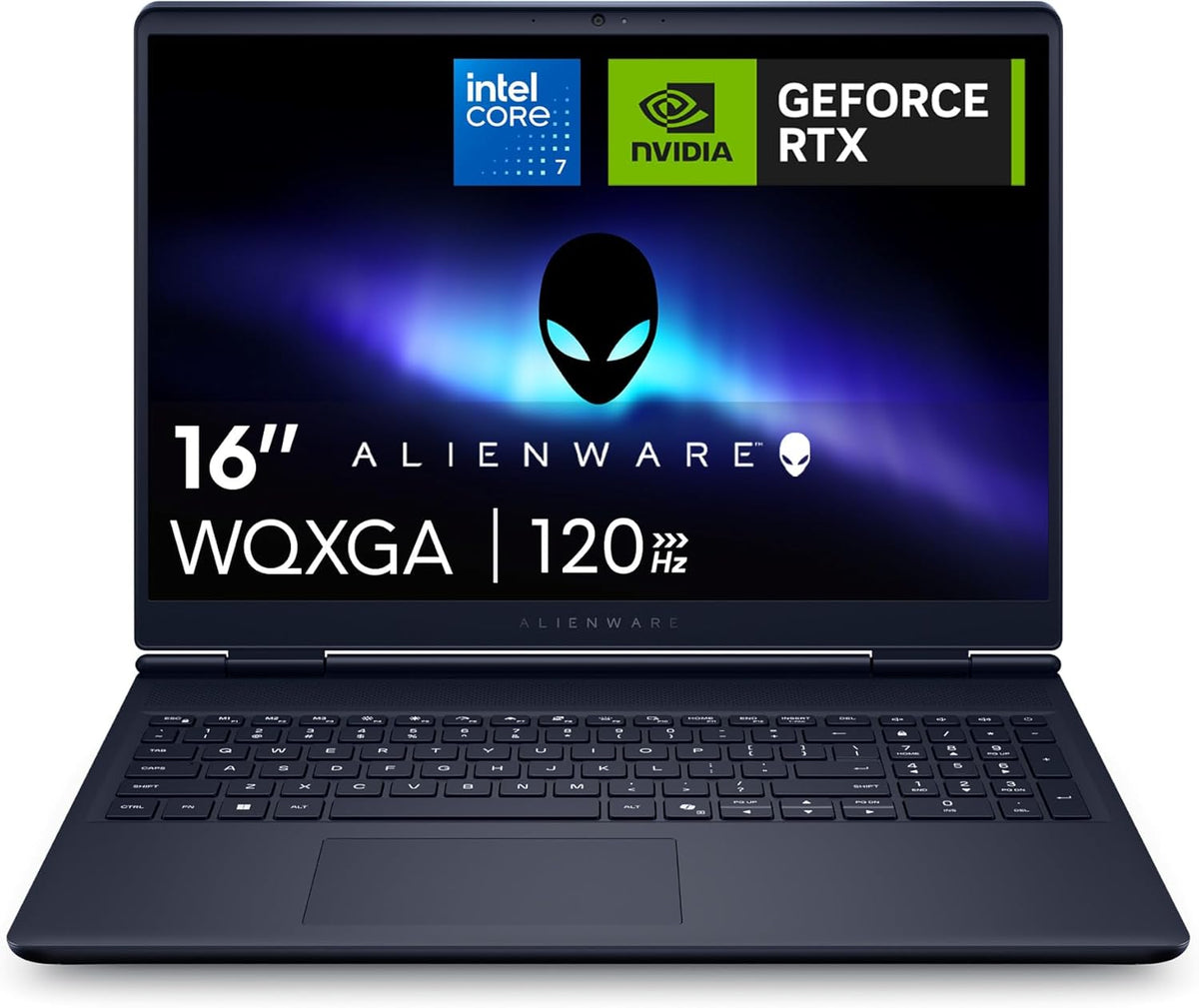 Alienware 16 Aurora Portatil Gaming AC16250 16 Pulgadas QHD 120Hz Intel Core 7 240H NVIDIA RTX 5060 16GB RAM 1TB SSD Windows 11 Laptop Gaming Profesional - Portatil Gamer Alto Rendimiento - Ordenador para Juegos Avanzados