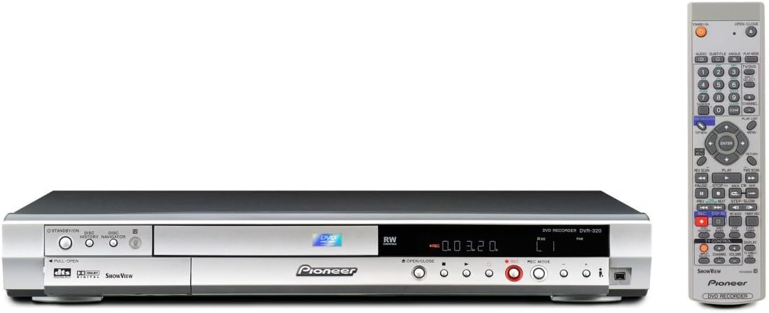 Pioneer DVR 320 S Grabador DVD VCD HDMI USB Ethernet Sistema Multimedia Televisión NTSC Cine Hogar - Pioneer DVR 320 S Grabador DVD HDMI USB Ethernet - Sistema de Grabación y Reproducción para Televisión