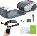 Robot cortacésped automático - Para superficies hasta 1500 m2 - Control mediante aplicación y pendiente hasta 30 por ciento - Sensor de lluvia y corte silencioso