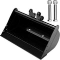 Gearwell Cucharón para miniexcavadora de 500 mm - Acero al manganeso resistente al desgaste - Para nivelación dragado y carga de tierra - Montaje con orificio de 25 mm