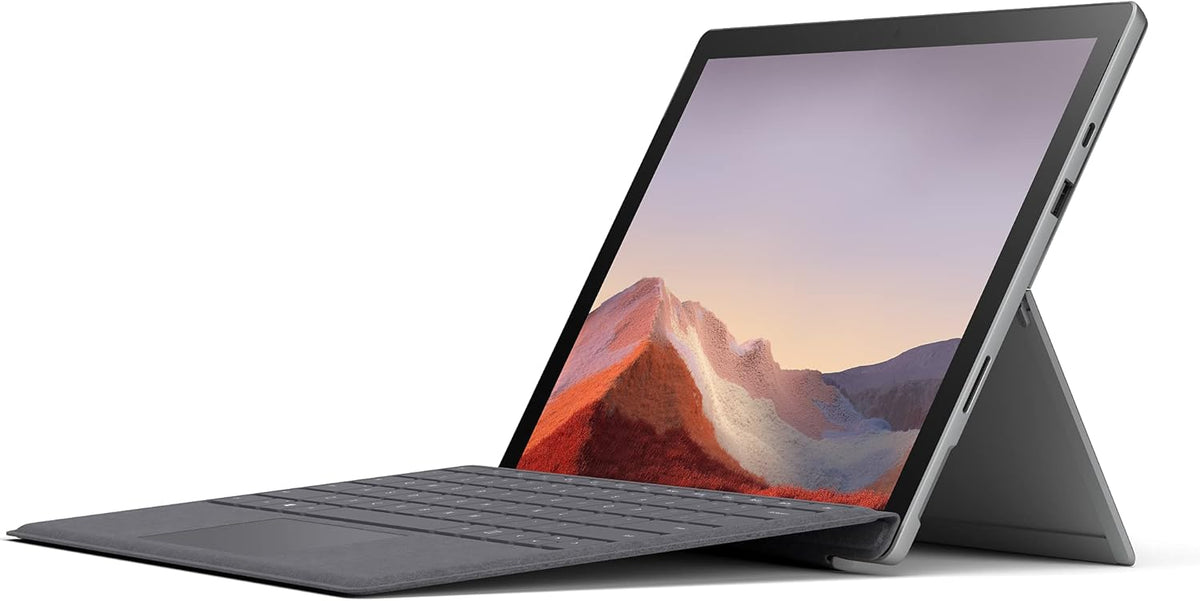 Microsoft Surface Pro 7 Ordenador Portatil 2 en 1 12.3 Pulgadas Intel Core i5 1035G4 8GB RAM 128GB SSD Windows 10 Tablet Convertible Plata Pantalla Tactil - Portatil 2 en 1 Profesional - Dispositivo Convertible para Trabajo y Estudio
