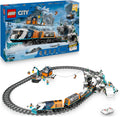 LEGO City Tren Expreso Polar Ártico exploradores tren teledirigido con vías minifiguras 60470 set ferroviario de aventura