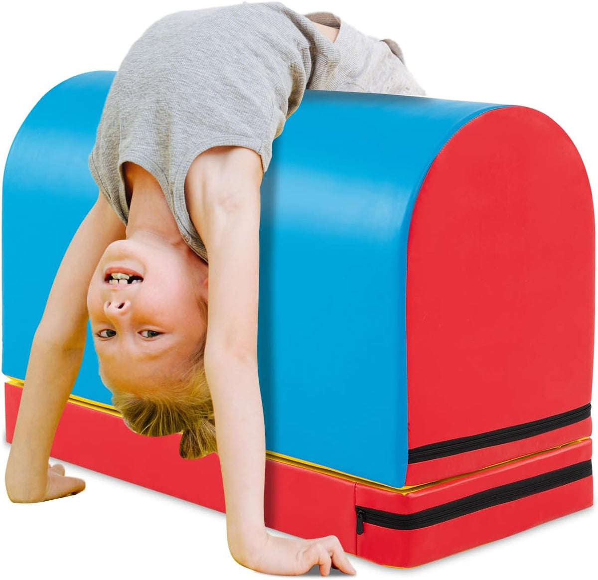 Tapete gimnasia infantil 90 x 41 x 60 cm - espuma EPE y cuero artificial - entrenamiento 3 a 10 años