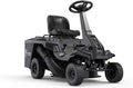 KM0412701 Tractor cortacésped a gasolina - Motor de 4 tiempos 224 cc y 8 CV - Encendido electrónico para mantenimiento de césped - Funcionamiento automático con estructura metálica negra