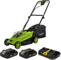 VITO cortacésped inalámbrico 20 V - Ancho de corte 32 cm para césped hasta 300 m2 - Batería de litio 3 Ah - Bolsa recogedora 30 L y cargador
