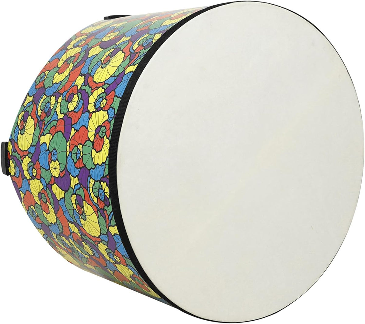 Tambor portátil hecho a mano - parche piel de oveja sonido acústico - percusión tradicional para principiantes