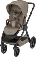 Cochecito para bebé - Marco de aluminio color Twillic Truffle - Reclinación ergonómica y suspensión avanzada con cesta de 10 kg - Plegable hasta 22 kg