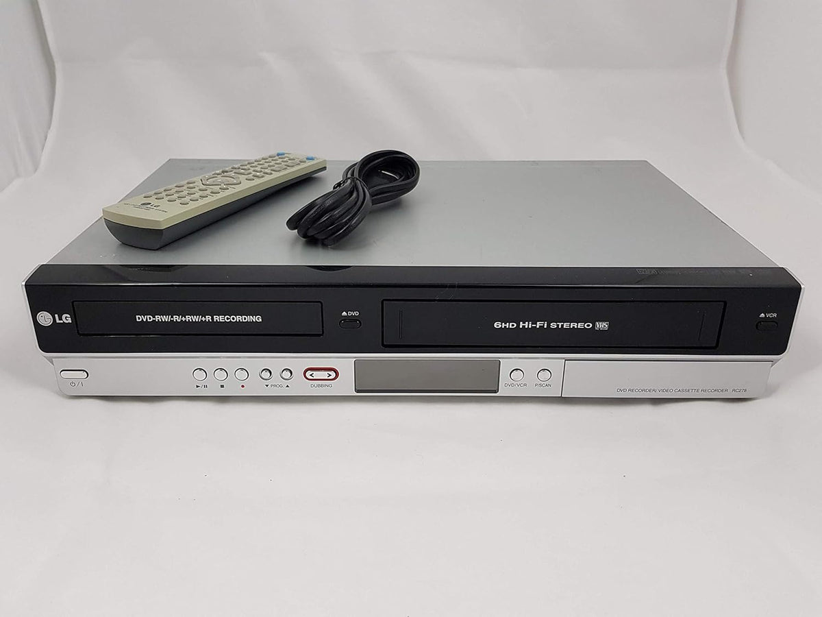 LG RC278 Grabador DVD VHS HDMI Digital MP3 WMA MPEG4 DivX Sistema Cine Hogar Negro Plata Reproductor Multimedia - LG RC278 Grabador DVD VHS HDMI - Sistema Multimedia de Reproducción Digital y Analógica