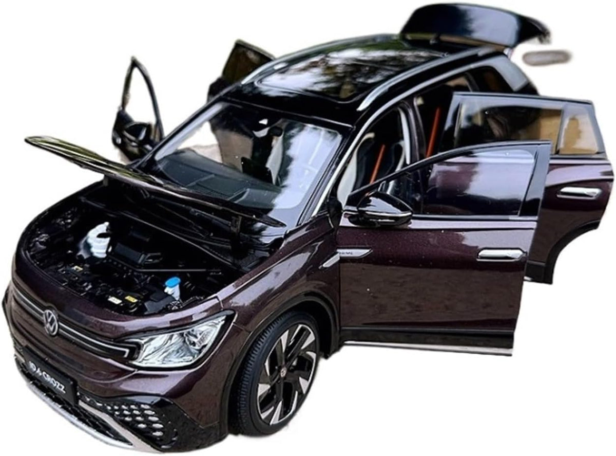 Maqueta Volkswagen ID 6 CROZZ SUV 1 18 coche coleccion resina fundida rojo modelo electrico decorativo regalo fan automovil