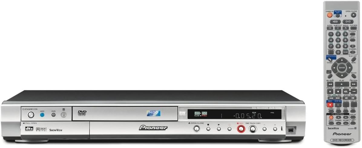 Pioneer DVR 520H Grabador DVD Sistema Multimedia HDMI USB Ethernet Televisión Plata Cine Hogar - Pioneer DVR 520H Grabador DVD HDMI USB Ethernet - Sistema de Grabación y Reproducción para Televisión