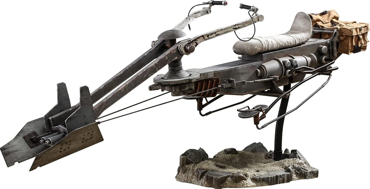 Hot Toys Swoop Bike 1 6 The Mandalorian figura coleccionable ciencia ficcion set completo accesorios plastico negro escala 1 6 coleccion premium