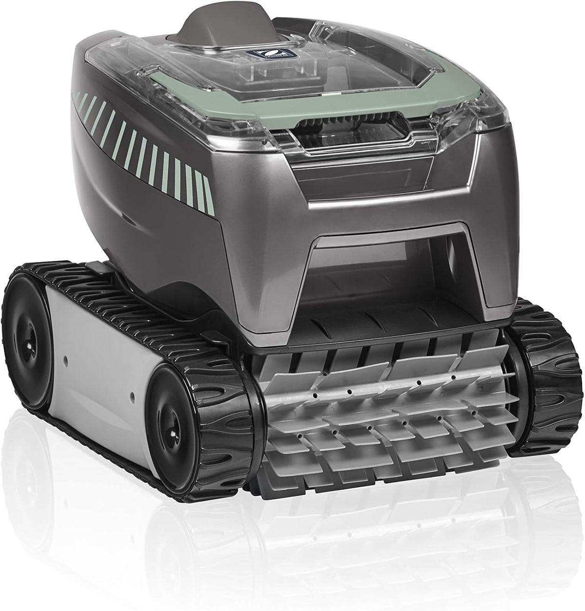 Zodiac Tornax AT32050 robot limpiafondos - Para piscinas hasta 9 x 4 m - Limpieza automática de fondo y paredes con cable 16,5 m - PVC y poliéster gris con control táctil