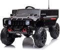 ATAA coche electrico infantil Dakar 12V todoterreno mando parental luces LED musica asiento acolchado EVA negro