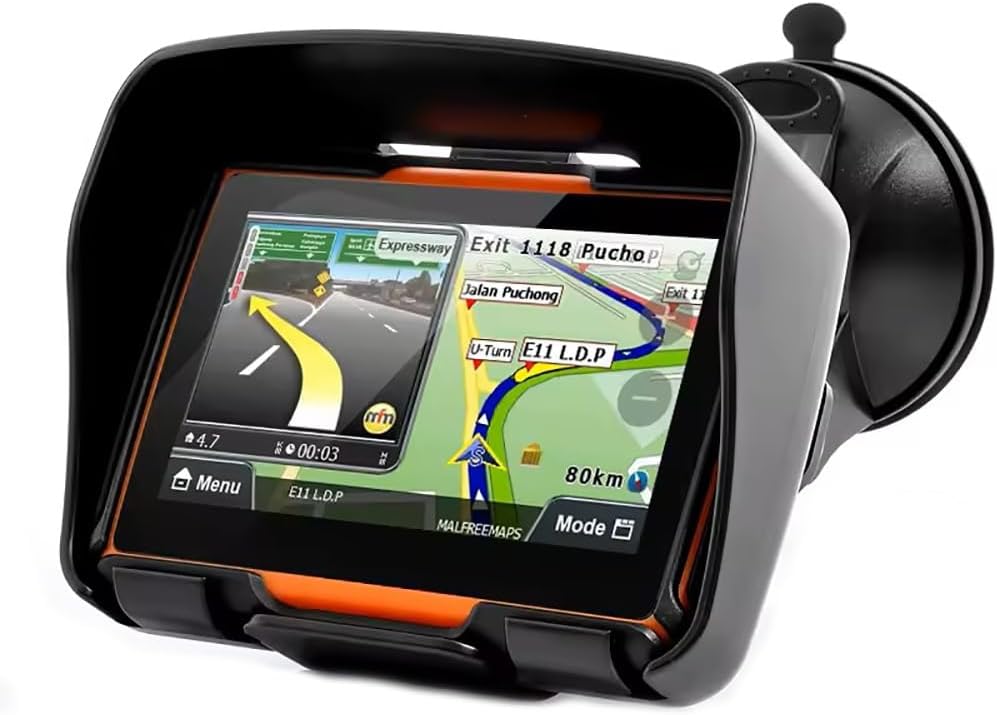 Navegador GPS moto 4.3 pulgadas IPX7 - pantalla táctil 480 x 272 - Bluetooth A2DP multilingue