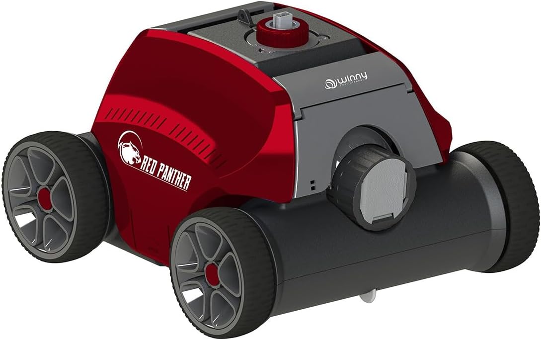 NETSPA RO-PANTHER1 robot limpiafondos piscina - Autonomía hasta 120 min - Caudal de filtración 10 a 11 m3 h - Batería con carga completa 6 h y carga rápida 3 a 4 h