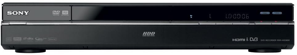 Grabador DVD HDD RDR HXD790 negro - HDMI resolución 1920 x 1080 - CD DVD MP3 audio estéreo