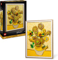 LEGO Art Vincent van Gogh Girasoles maqueta 3D decoracion arte adulto 2615 piezas flores decorativas construccion creativa regalo hogar 31215