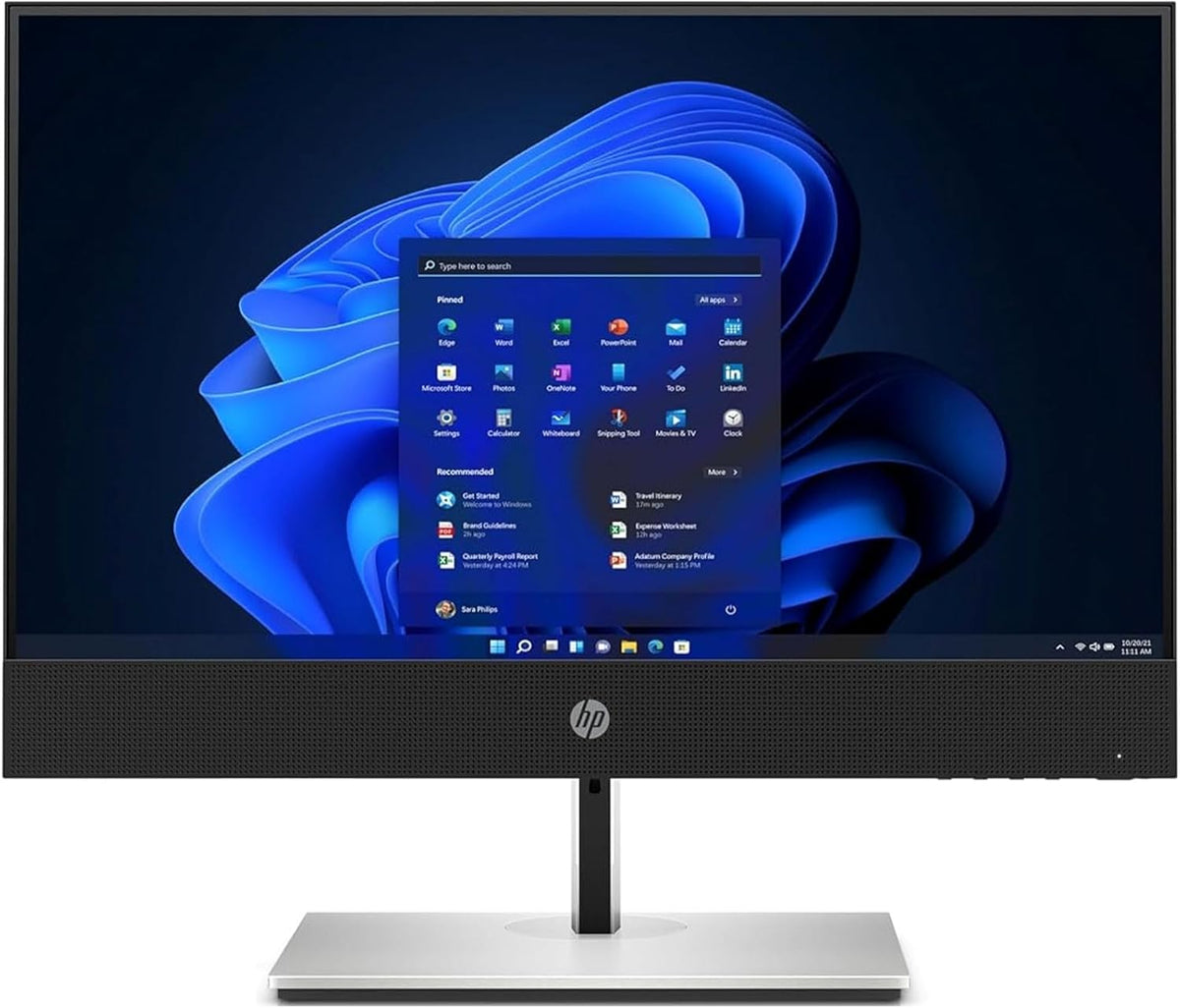 HP ProOne 600 G6 Ordenador Todo en Uno 215 Pulgadas Full HD Intel Core i3 10100 8GB RAM 512GB SSD Windows 11 Pro PC All in One Cámara Web Integrada - Ordenador de Escritorio Profesional - Equipo para Oficina y Empresa