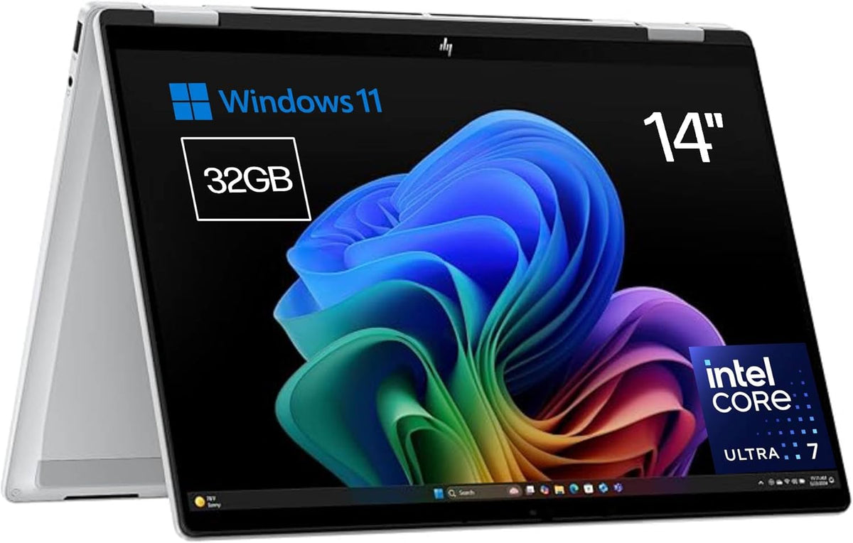 Portátil convertible 14 pulgadas 2K táctil - Core Ultra 7 258V 32GB RAM 1TB SSD - Windows 11 teclado español