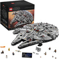 Halcón Milenario Star Wars adultos - 7541 piezas plástico - nave estelar coleccionable con minifiguras