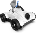 WYBOT Grampus 400 robot limpiafondos piscina - Cable 10 m para piscinas elevadas y enterradas - 2 motores con succión potente - Temporizador 1 2 o 3 h y drenaje ajustable