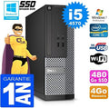 Dell PC 3020 SFF Intel Core i5 4570 SSD 480GB WiFi Windows 7 Profesional Grabadora DVD Reacondicionado Certificado Ordenador de Sobremesa