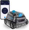 Zodiac CNX 30 iQ Robot limpiafondos de piscina - Para piscinas hasta 12 x 6 m con cable de 18 m - Limpia fondo paredes y línea de flotación - Doble filtración y control por aplicación