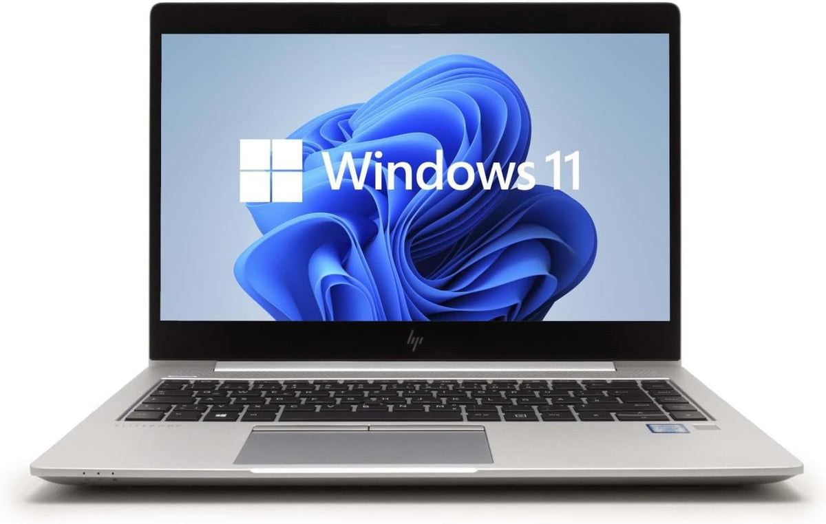 HP EliteBook 840 G6 Ordenador Portatil 14 Pulgadas FHD Intel Core i5 8365U 16GB RAM 512GB SSD Windows 11 Pro Reacondicionado Laptop Empresarial Plata Teclado QWERTZ - Portatil Profesional Oficina - Ordenador para Trabajo Corporativo y Productividad